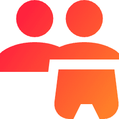 Team Vesus Team Icon from Sharp Gradient Set