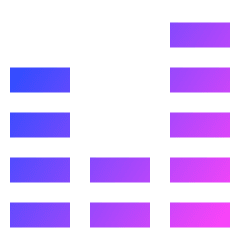 Music Equalizer 2 Icon from Sharp Gradient Set