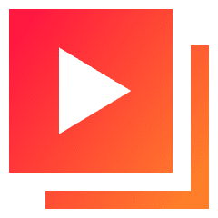 Play List 8 Icon from Sharp Gradient Set