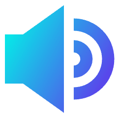 Volume Level High Icon from Sharp Gradient Set