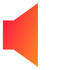 Volume Level Off Icon from Sharp Gradient Set