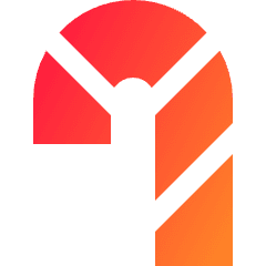 Candy Cane Icon from Sharp Gradient Set