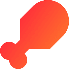 Drum Stick Icon from Sharp Gradient Set