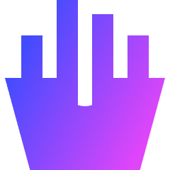 French Fries Icon from Sharp Gradient Set