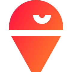 Ice Cream 3 Icon from Sharp Gradient Set