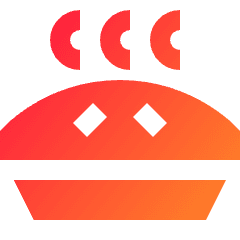 Pie Icon from Sharp Gradient Set