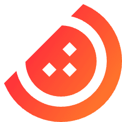 Water Melon Icon from Sharp Gradient Set