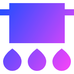 Induction Pot Icon from Sharp Gradient Set