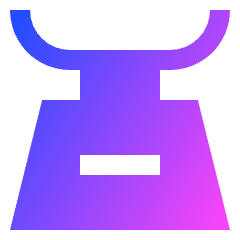 Scale Icon from Sharp Gradient Set