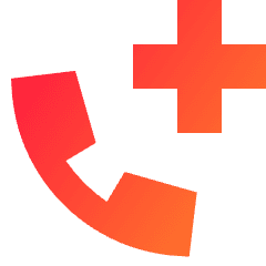 Emergency Call Icon from Sharp Gradient Set