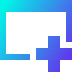 Online Medical Web Service Icon from Sharp Gradient Set