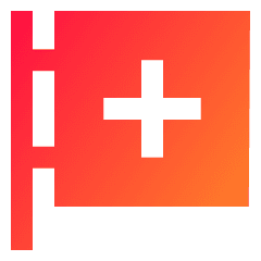 Hospital Sign Icon from Sharp Gradient Set