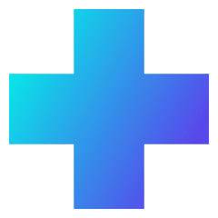 Medical Cross Sign Healthcare Icon from Sharp Gradient Set