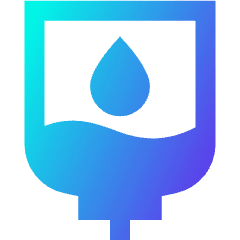 Blood Bag Donation Icon from Sharp Gradient Set