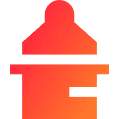 Baby Botlle Icon from Sharp Gradient Set