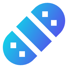 Bandage Icon from Sharp Gradient Set