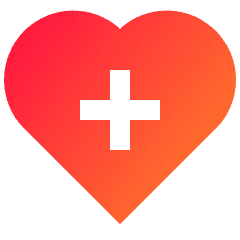 Heart Cross Icon from Sharp Gradient Set