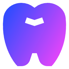Tooth Icon from Sharp Gradient Set
