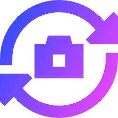 Camera Flip 2 Icon from Sharp Gradient Set