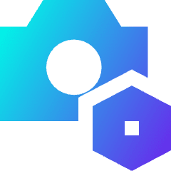 Controller Setting Bolt Nut Icon from Sharp Gradient Set