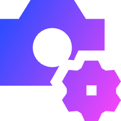 Controller Setting Gear Icon from Sharp Gradient Set