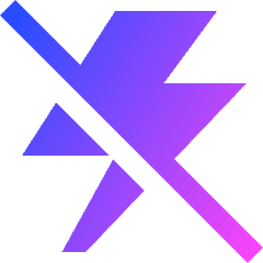 Flash Off Icon from Sharp Gradient Set