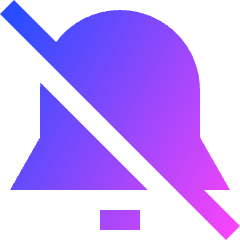 Disable Bell Notification Icon from Sharp Gradient Set