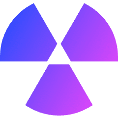 Radioactive 1 Icon from Sharp Gradient Set