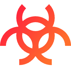 Radioactive 2 Icon from Sharp Gradient Set