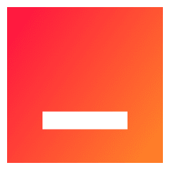 Align Bottom Square Icon from Sharp Gradient Set