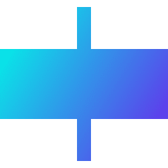 Align Horizontal Center 2 Icon from Sharp Gradient Set