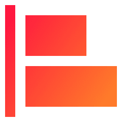 Align Left 1 Icon from Sharp Gradient Set
