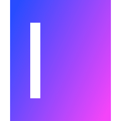 Align Left Vertical Icon from Sharp Gradient Set