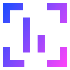 Align Object Frame Bottom Icon from Sharp Gradient Set