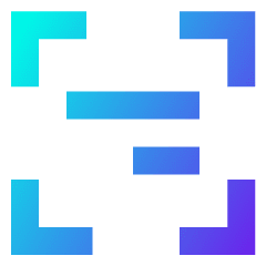 Align Object Frame Right Icon from Sharp Gradient Set