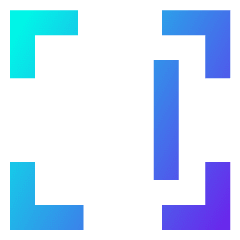 Align Right Frame Icon from Sharp Gradient Set
