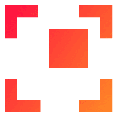 Align Top Right Frame Square Icon from Sharp Gradient Set