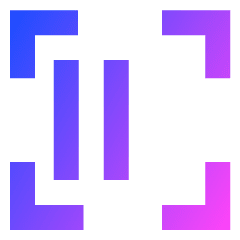 Align Two Left Frame Icon from Sharp Gradient Set