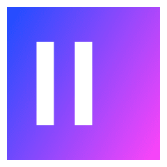Align Two Left Square Icon from Sharp Gradient Set