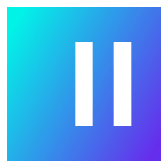Align Two Right Square Icon from Sharp Gradient Set