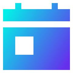 Calendar Event Icon from Sharp Gradient Set