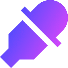 Color Picker Icon from Sharp Gradient Set