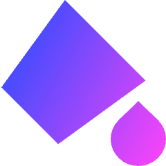 Paint Bucket Icon from Sharp Gradient Set