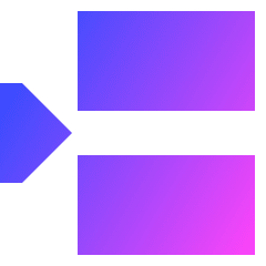 Insert Row Icon from Sharp Gradient Set
