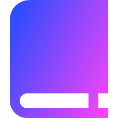 Book 1 Icon from Sharp Gradient Set