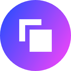 Share Link Circle Icon from Sharp Gradient Set