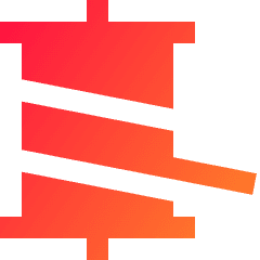 Thread Post Tweet Icon from Sharp Gradient Set
