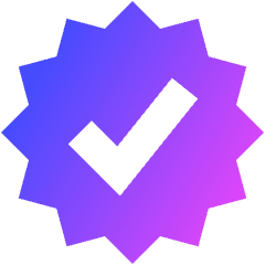 Warranty Badge Highlight Icon from Sharp Gradient Set