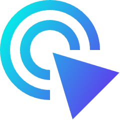 Arrow Cursor Click 1 Icon from Sharp Gradient Set