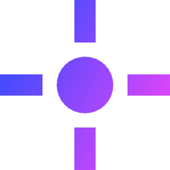 Cursor Crosshair Icon from Sharp Gradient Set